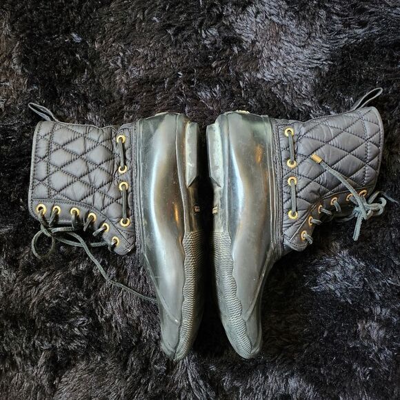 Sperry Black Lace Up Boots - Picture 5 of 10